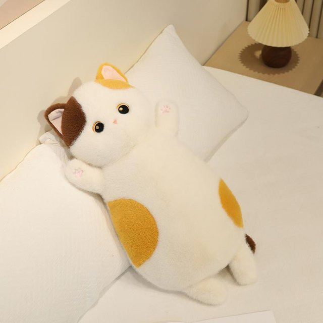 Siamesische Katze Plüschtier, Kawaii, Bunt, 65cm - Bild 1