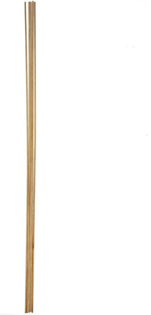 Preissler Messingdraht Stäbe, 5 Stück, Länge: 40 cm, Durchmesser: 2 mm - Bild 1