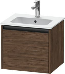 Duravit Waschtischunterschrank Ketho.2, wandhängend, Nussbaum dunkel, B/T/H: 51 x 42 x 44 cm - Bild 1