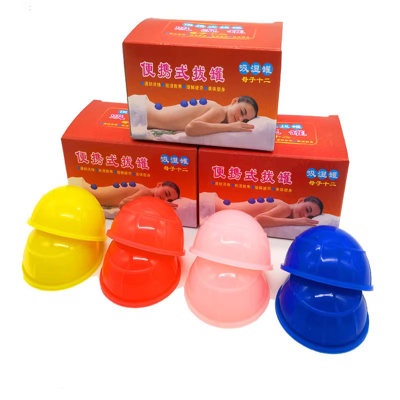 HNKMP Schröpfen Set Silikon Massagegläser, 12 Stück, Unisex - Bild 3