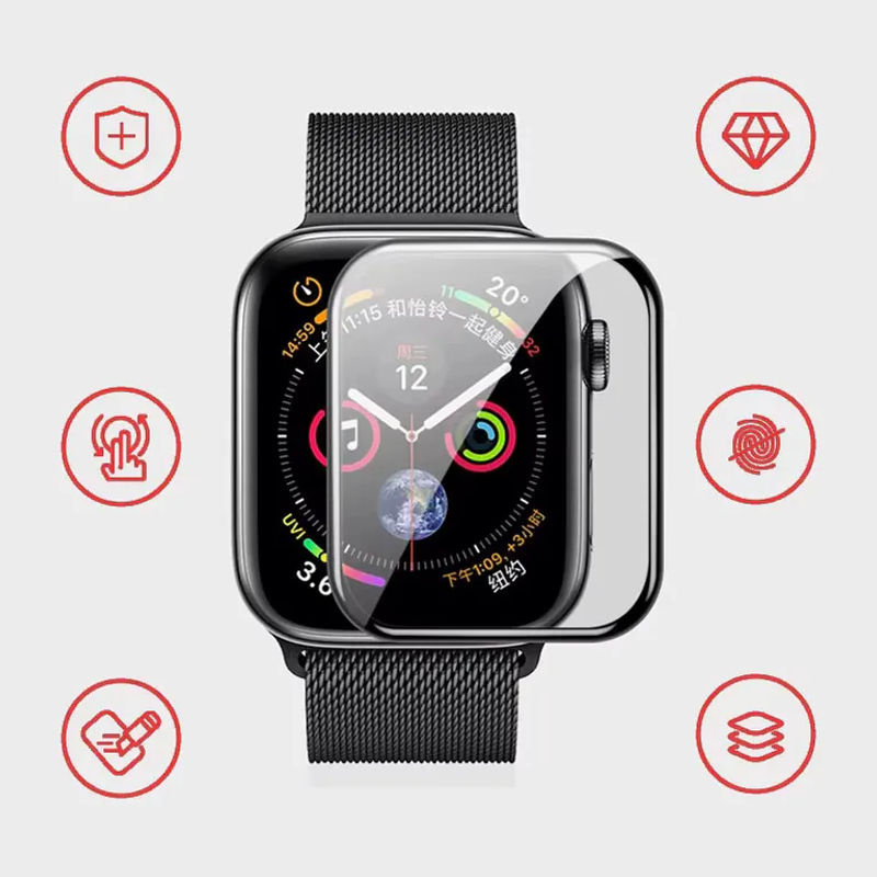 Mosizave Displayschutzfolie Keramik, Apple Watch, Unisex - Bild 6