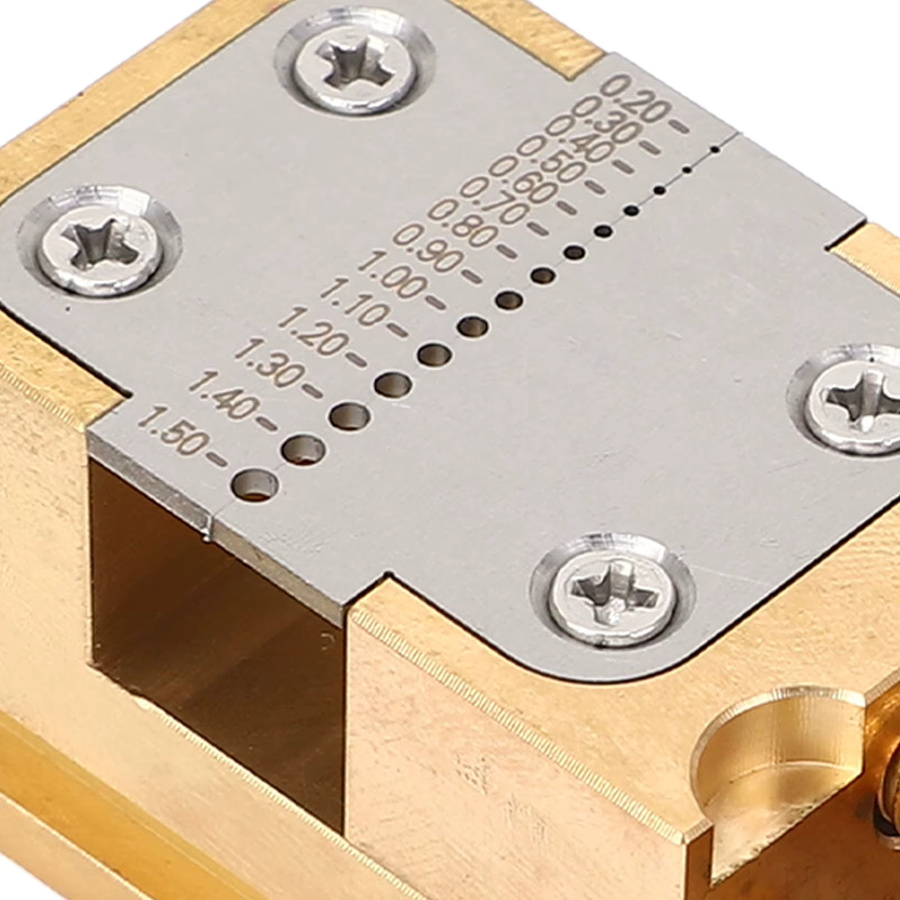 KKMOON Uhrenreparatur-Schraubstock-Klemme in Gold und Gelb für Juweliere und Uhrmacher mit Lochdurchmesser 0,2–1,5 mm - Bild 3