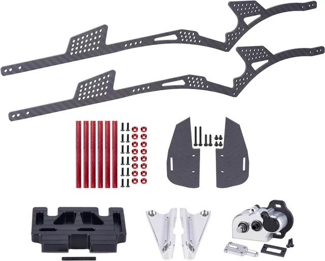 MALOM RC Performance Carbon LCG Chassis Frame Kit, 1:10, Schwarz - Bild 1