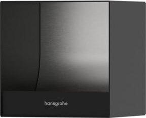 Hansgrohe Einbau-Toilettenpapierhalter XtraStoris in Mattschwarz, B/T/H: 15,0 x 15,0 x 14,0 cm - Bild 1