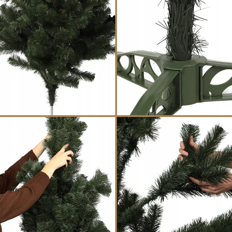 KADAX Künstlicher Weihnachtsbaum Tanne in Grün, Höhe: 180 cm - Bild 3
