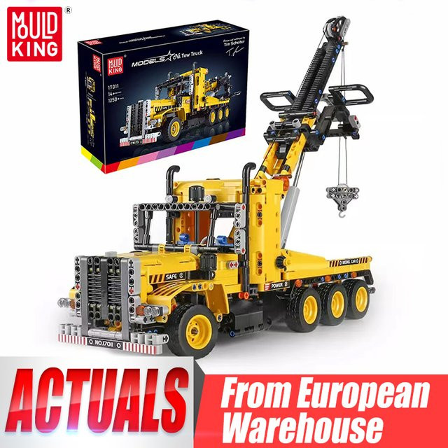 Mould King 17011 Technisches Auto, Motorisierter Abschleppwagen-Modell, Bausatz, ab 14 Jahren - Bild 1