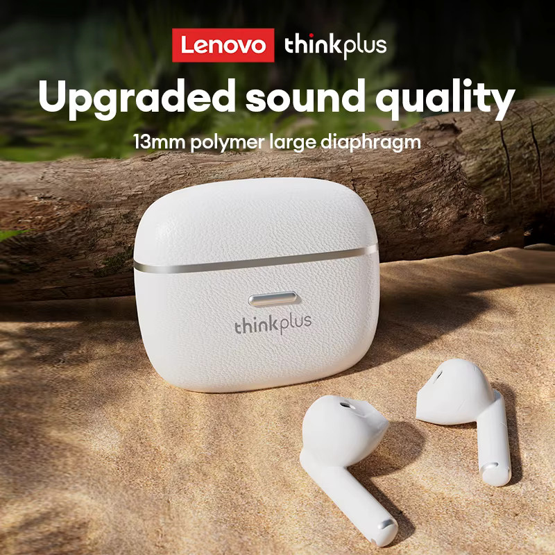 Lenovo LP22 Pro True Wireless Bluetooth Kopfhörer mit Mikrofon für Sport und Gaming in Schwarz oder Weiß - Bild 2