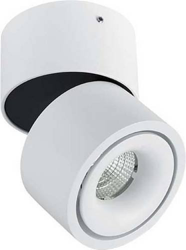 Brumberg LED-Deckenleuchte in Weiß, moderne runde Deckenlampe aus Aluminium und Glas mit warmweißem Licht - Bild 1