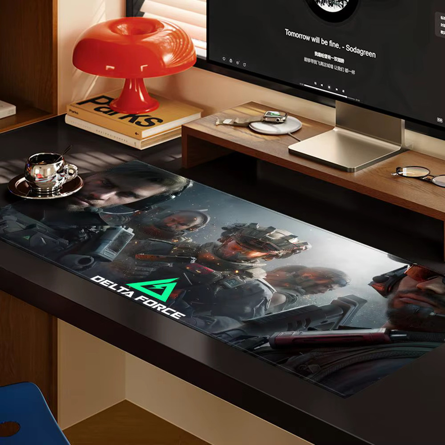 D-Delta Gaming Force Pad Mauspad XXL in Schwarz und Multicolour für Gamer - Bild 3