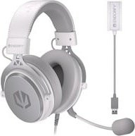 ENDORGY VIRO Plus USB Gaming-Headset in Weiß mit USB-A und 3,5 mm Klinke für PC - Bild 1