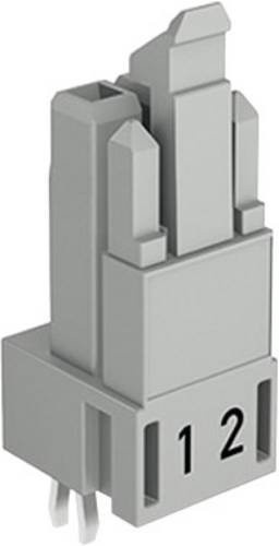 WAGO WINSTA MINI Netz-Steckverbinder Buchse 890-822/011-000, Einbau horizontal, 2-polig, 16A, Weiß, 100 Stück - Bild 1