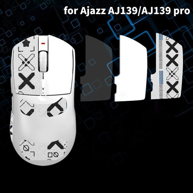 AJAZZ AJ139 Pro Rutschfestes Grip-Tape für Gaming-Mäuse, Schweißabsorbierendes Maus-Aufkleber Set - Bild 1