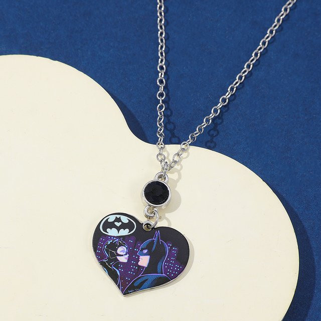 TAKARA TOMY Halskette, Herzförmiger Anhänger, Silber, Unisex - Bild 1