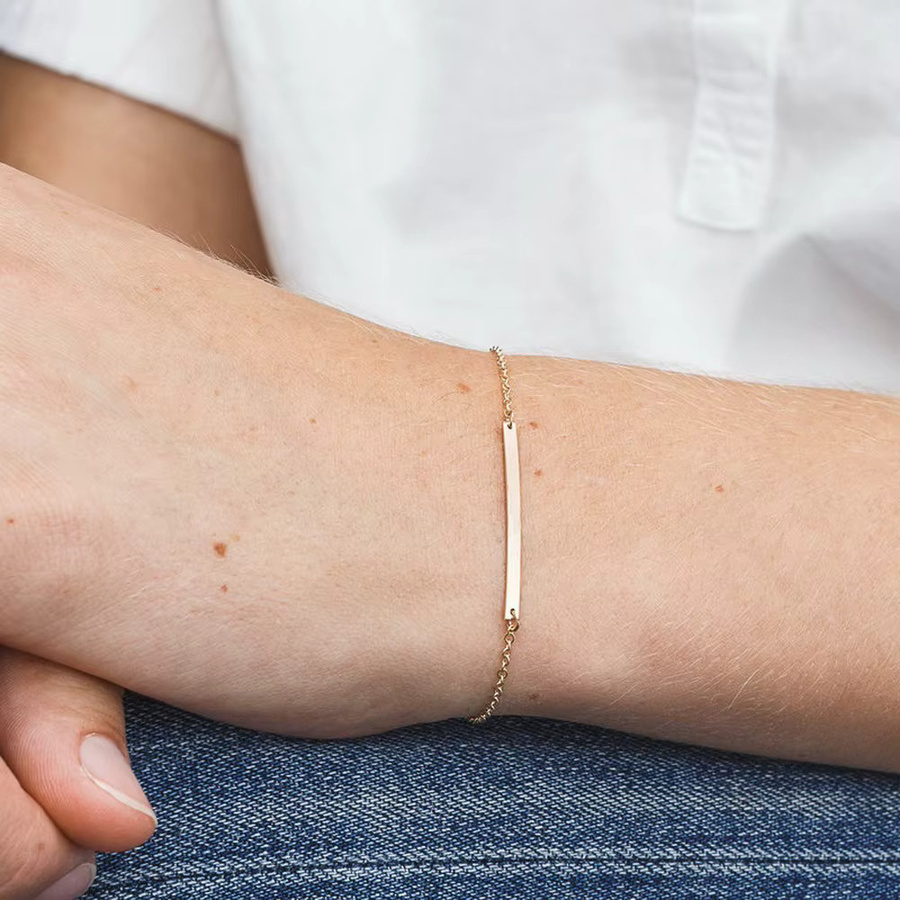 St.delan Armband, 18K vergoldet, Edelstahl, Gold, Damen - Bild 2