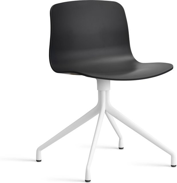 HAY About A Chair AAC 10 Drehstuhl aus Kunststoff in Schwarz Matt - Bild 1