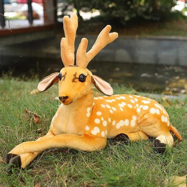 Kidsly Sika-Reh Modell, Plüschtier, rehbraun, 50cm - Bild 1