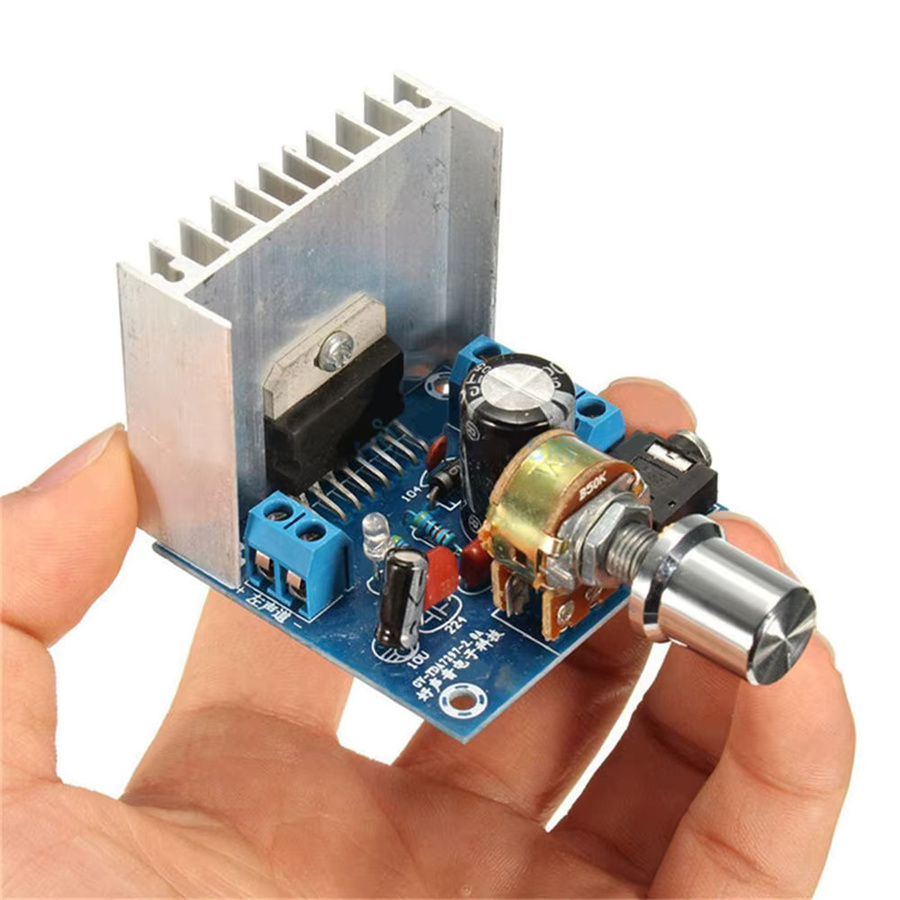 Stereo Dual Channel Digital Audio Power Verstärker Modul TDA7297 Version B mit 15W + 15W in Blau - Bild 3