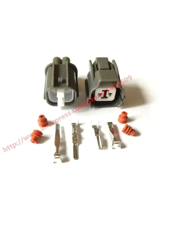 Sumitomo 2-Pin Stecker-Buchse Heckklappenverriegelungsmotor-Hornstecker Auto-Steckverbinder in Grau für BYD Buick Honda City 6181-0070 6189-0129 - Bild 3
