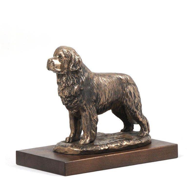 Art-Dog Hundestatue Neufundland in Braun als klassische Dekoration aus Kunstharz - Bild 4