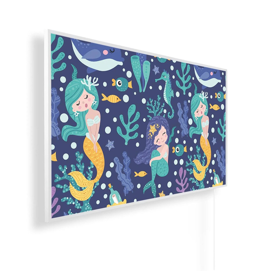 Könighaus Infrarotheizung Meerjungfrau Kinderzimmer Edition 1.200 W in Weiß und Multicolour - Bild 2