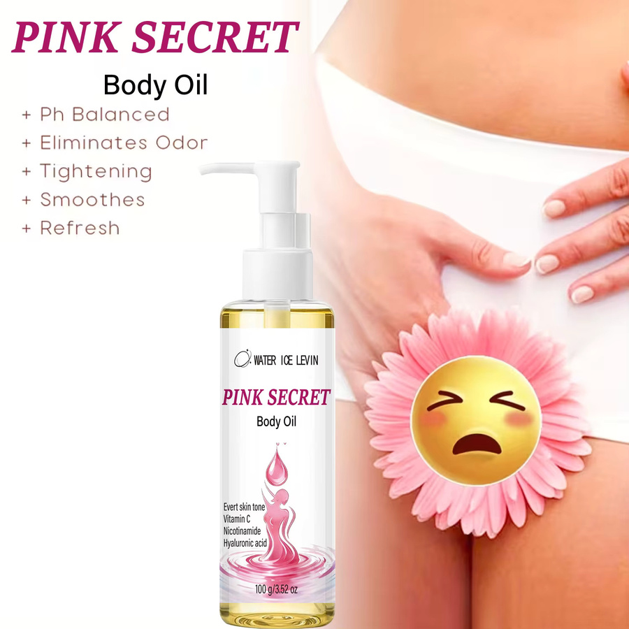 Pink Secret Körperöl mit Vitamin C & Hyaluronsäure - Bild 2