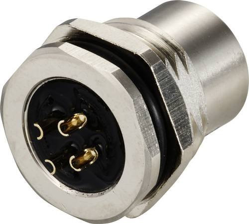 TRU COMPONENTS TC-12833052 Sensor/Aktor Einbaubuchse M12 mit 4 Polen - Bild 1