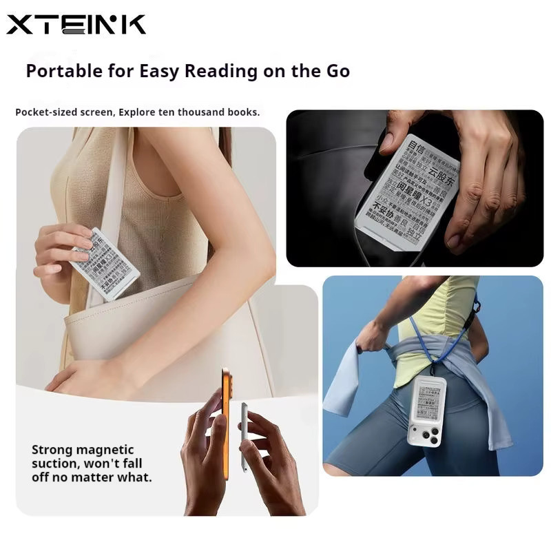 XTEINK X3 E-Ink-Display E-Book-Reader mit 3,7 Zoll Mini-Format und magnetischer Halterung - Bild 3