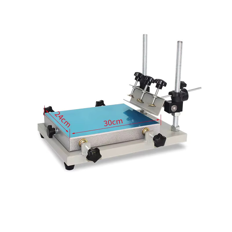 GrassTop Manuelle Siebdruckmaschine mit Aluminiumrahmen in Silber, B: 30,0 cm, T: 24,0 cm, H: 24,0 cm - Bild 2