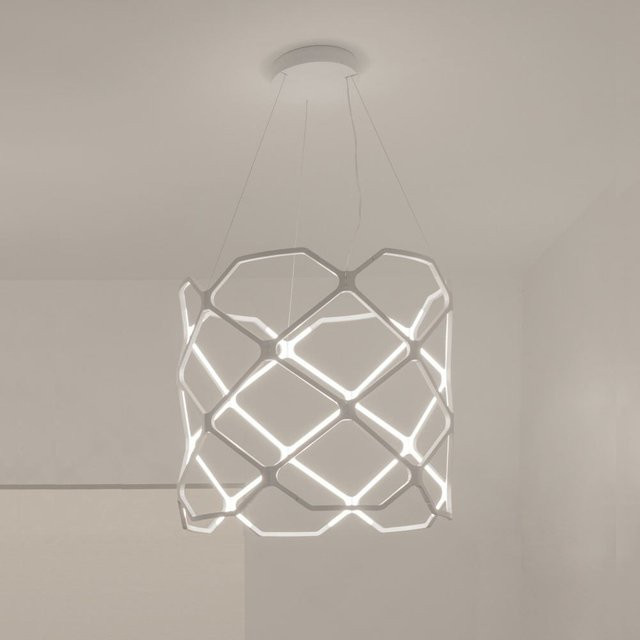 Nemo Lighting Titia LED-Pendelleuchte in Weiß, dimmbar, warmweiß (2700K) - Bild 1