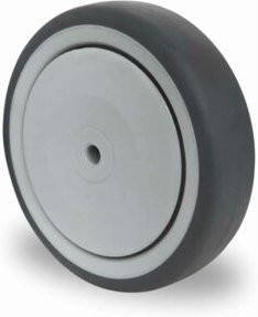 CASCOO Rad Serie P2T2 mit Kugellager in Grau, Durchmesser: 80 mm - Bild 1