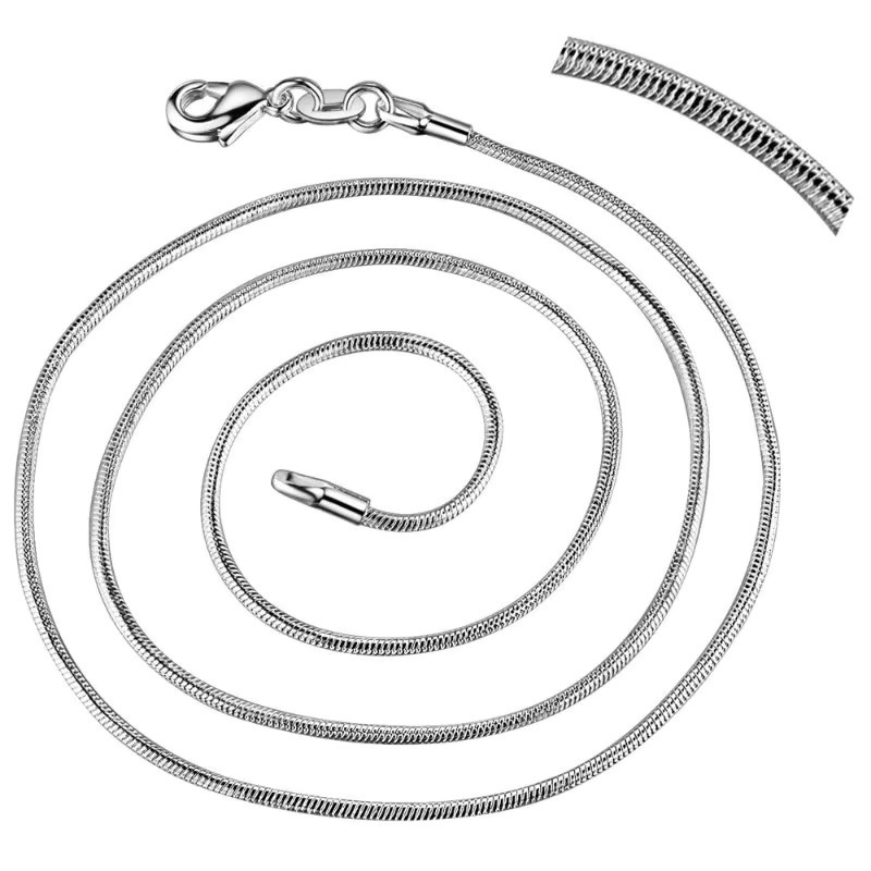 SAY Schlangenketten, 925 Silber, 1,2 mm, Unisex - Bild 6