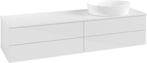 V&B Waschtischunterschrank Antao ohne Frontstruktur in Weiß lackiert, B/T: 160 x 50 cm - Bild 1
