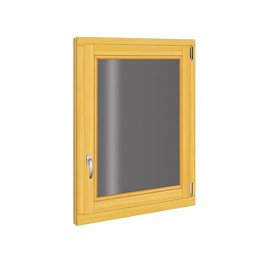 Roro Holzfenster Fichte braun und gelb, Typ: Dreh-Kipp, Breite: 78 cm, Höhe: 98 cm, DIN R - Bild 2