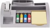 Post-it Tischorganizer C50 in Silber mit 7 Fächern, B: 18,0 cm, T: 6,0 cm, H: 10,2 cm - Bild 3