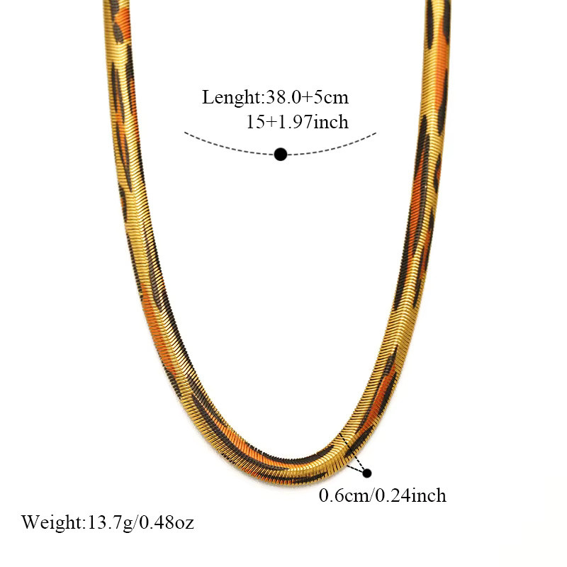 EILIECK Schmuck-Set Halskette und Armband, Edelstahl, Gold, Damen - Bild 2