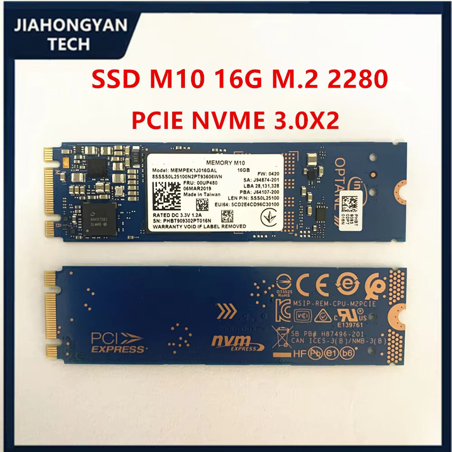 Intel Optane Speicher M10 M.2 2280 PCIe NVMe SSD Cache 32 GB - Bild 3