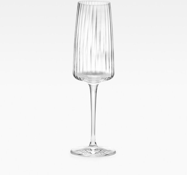 Bormioli Rocco Exclusiva Schaumweingläser Prosecco, transparent, 4er Pack, Volumen: 255 ml, Durchmesser: 6,8 cm, Höhe: 23,5 cm - Bild 1