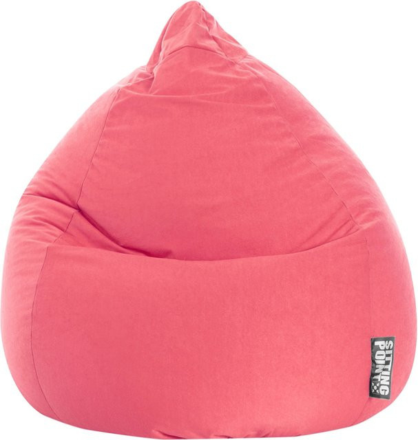 Sitting Point Sitzsack Easy XL Pink mit abnehmbarem Bezug und Füllöffnung - Bild 1