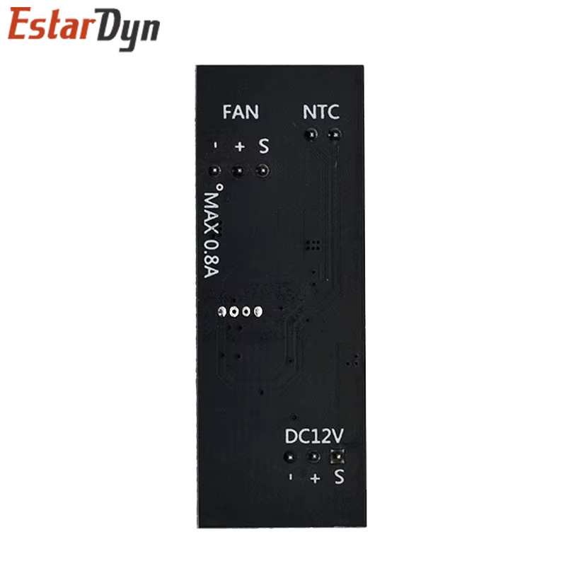 Estardyn DC 12V PWM Geschwindigkeitsregler für PC CPU Lüfter in Schwarz - Bild 2