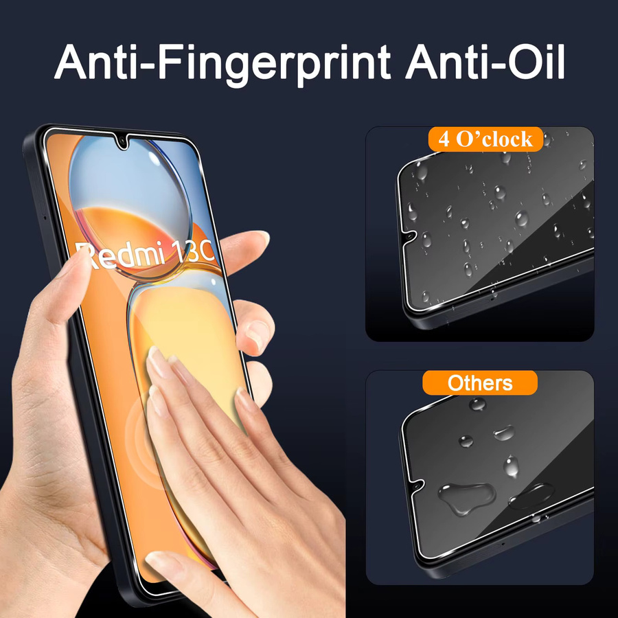 Xiaomi Redmi 13C Displayschutzfolie aus gehärtetem Glas in Transparent mit 9H Härtegrad und HD-Klarheit - Bild 5
