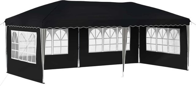 vidaXL Pop-Up Partyzelt Anthrazit B/T/H: 575 x 289 x 245 cm - Bild 1