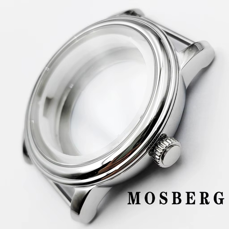 miuksi Uhrengehäuse Edelstahl, Silber, 40 mm, Unisex - Bild 2