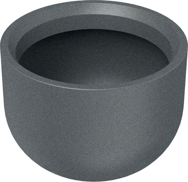 Prosperplast Blumentopf Molta in Granit Grau, Durchmesser: 48 cm, Höhe: 35 cm - Bild 1