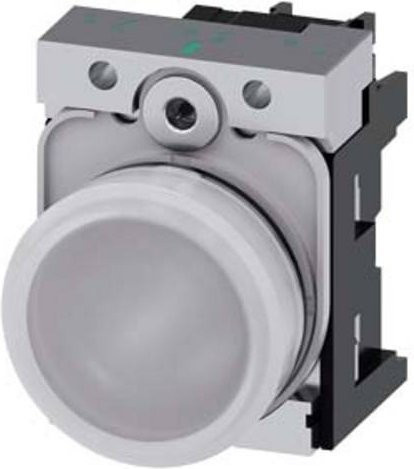 Siemens Leuchtmelder 3SU1153-6AA60-1AA0 in Weiß aus Metall - Bild 1
