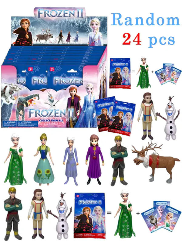 Disney Frozen Style Anime-Figuren Set aus Kunststoff, bunte Sammlerfiguren für Kinder und Erwachsene zur Dekoration - Bild 6