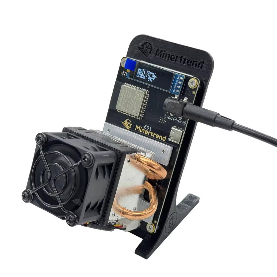 Minerfixes Bitaxe Gamma 601 Bitcoin Krypto-Miner SHA256 ASIC Solo-Mining-Maschine in Schwarz und Blau - Bild 3