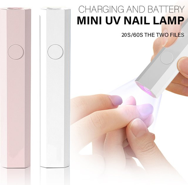 LULAA Nageltrockner UV LED Nagellampe, USB wiederaufladbar, Unisex - Bild 1