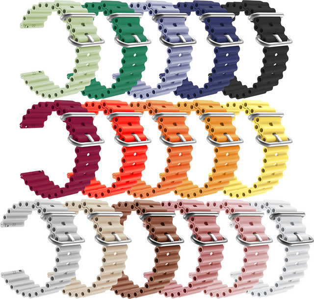 Uhrenarmband Silikon, 22mm 20mm, Xiaomi Redmi Watch 5 Active, Lite, Unisex - Bild 1