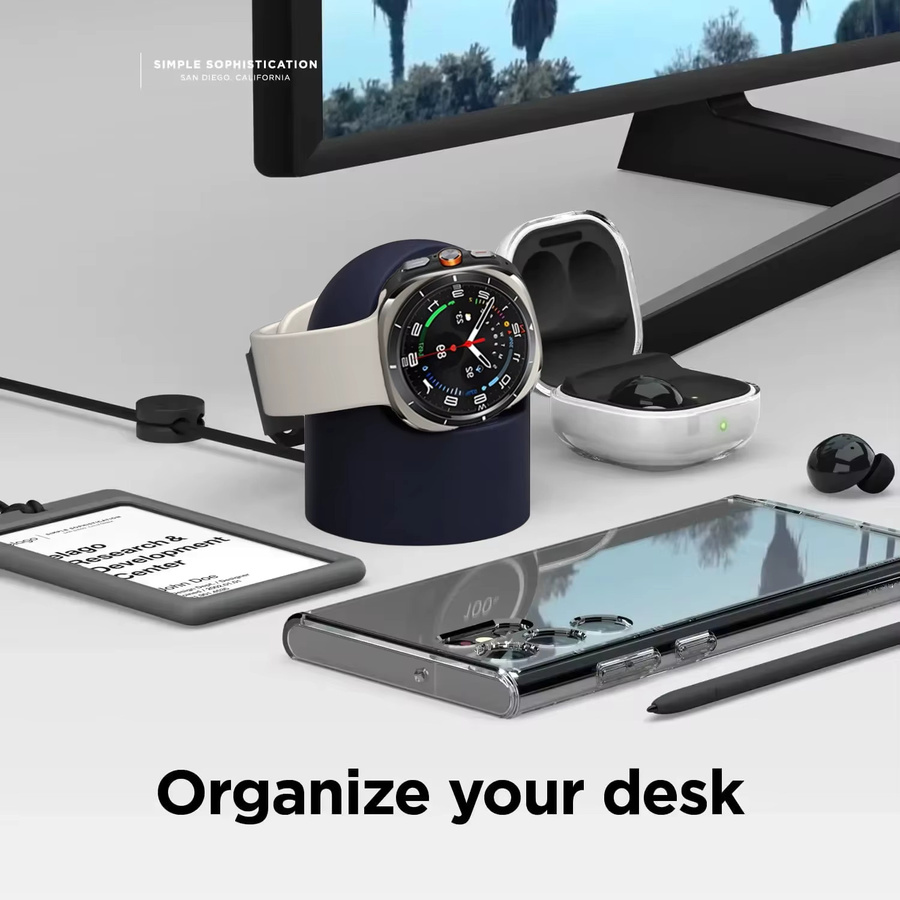 Samsung Ladehalterung Silikon, Galaxy Watch Ultra 47 mm, pink - Bild 3