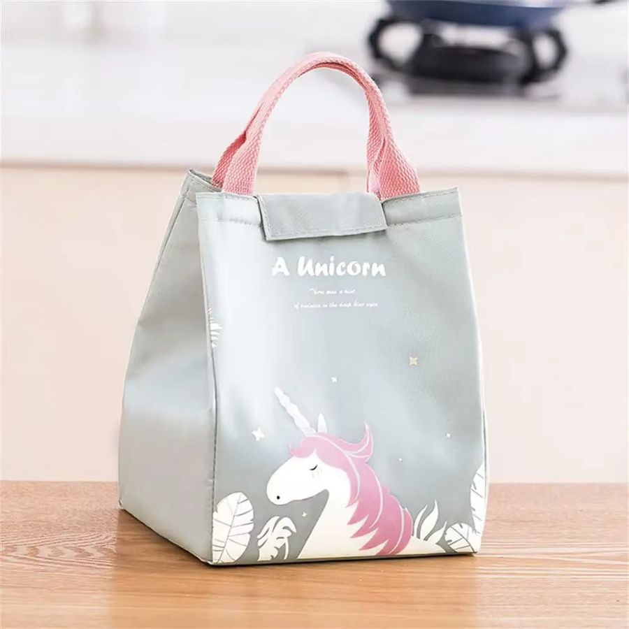 Isolierte Lunch Bag mit Cartoon-Design als thermische Brotdose und Kühltasche in Pink - Bild 5
